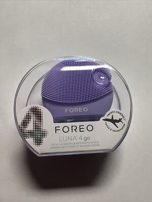 Foreo Luna 4 Go Facial Cleansing and Massaging Device - Lavender  NEW 