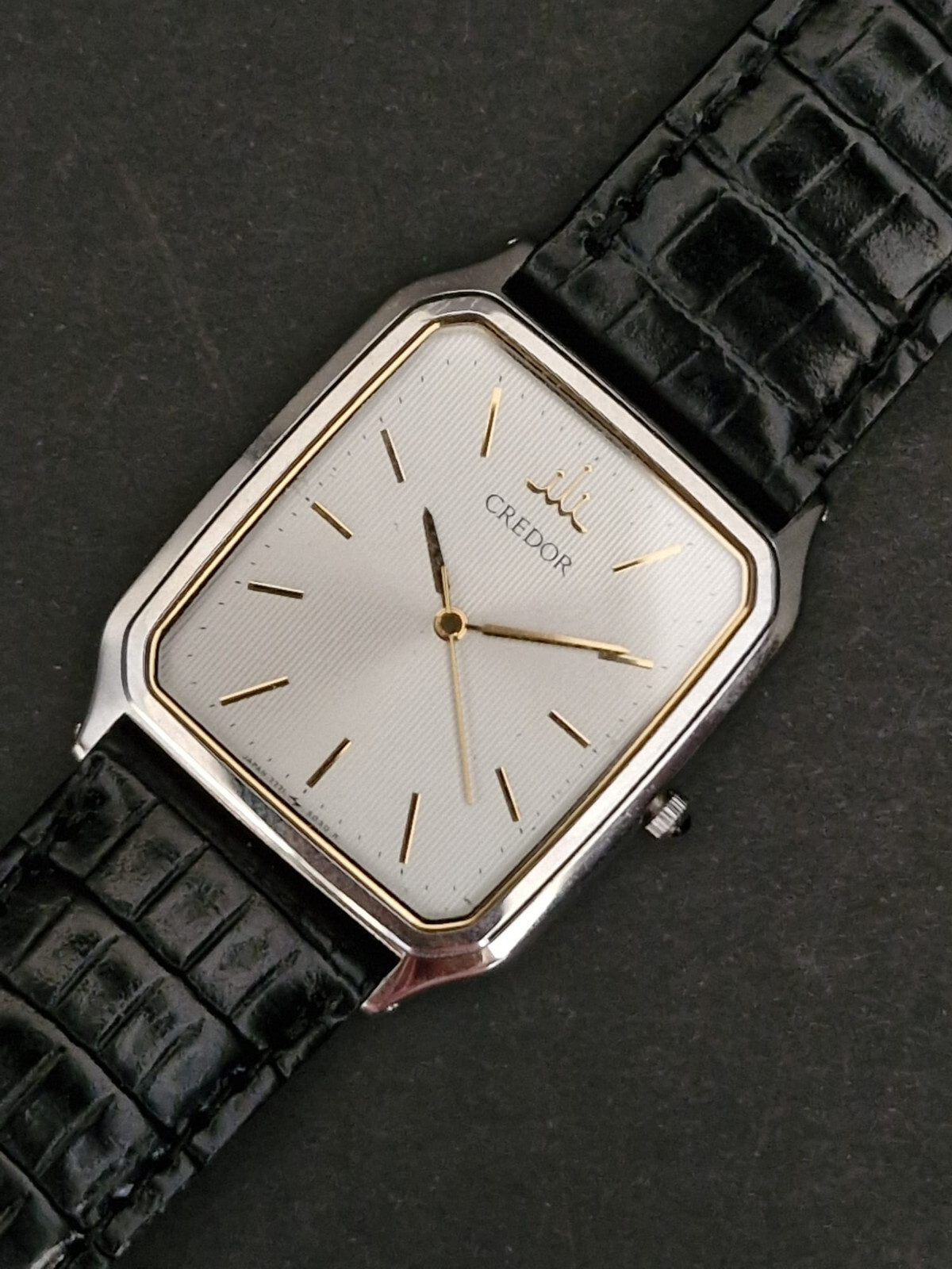 Seiko Credor 7771-5030 Square Silver Men's Watch Vintage Seiko Credor 7771-5030 Square Silver Men's Watch Vintage