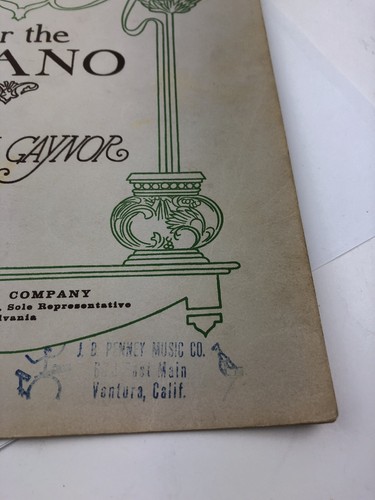 Vintage First Peda Studies For The Piano Jessie Gaynor John Church Company