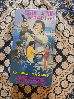 NOS Goodtimes Home Video CODE NAME : DIAMOND HEAD VHS Tape (c) 1988 Worldvision