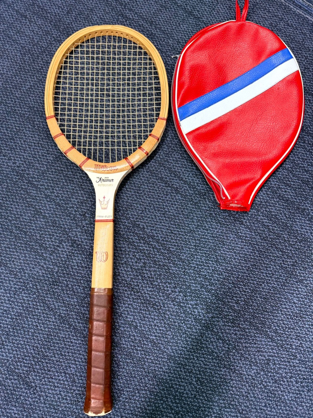 Vintage Wilson The Jack Kramer Autograph Wooden Tennis