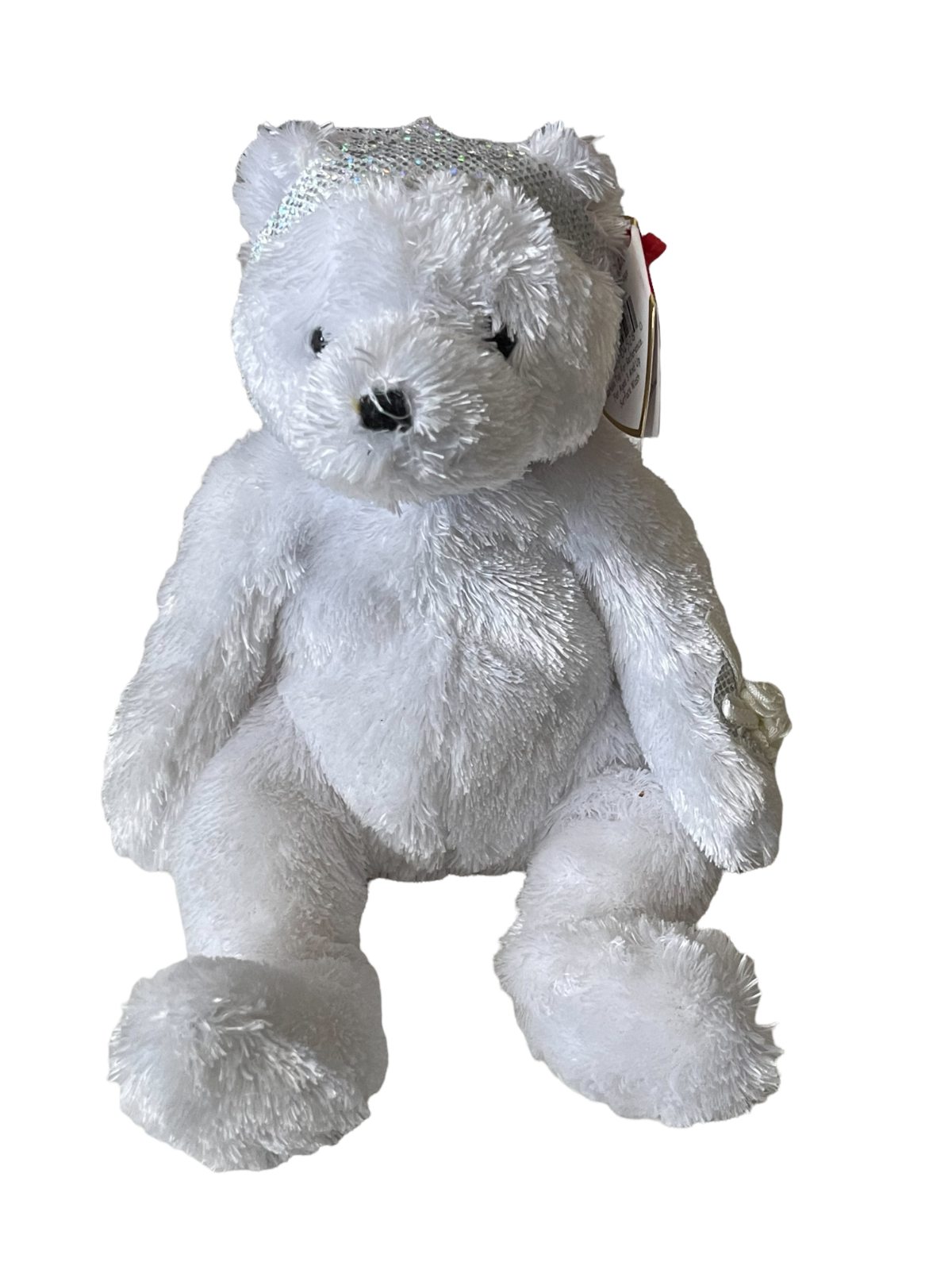 NEW TY Beanie Babies Baby Plush Stuffed Animal White Bride Bear Wedding
