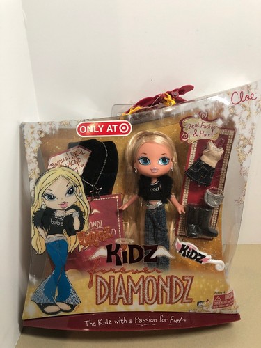 BRATZ DIAMONDZ Forever KIDZ “CLOE” Rare MGA Vintage Doll & Keychain Necklace