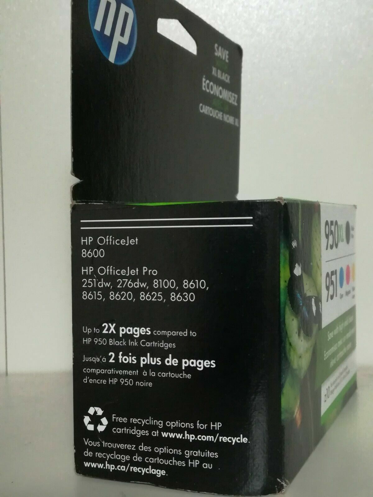 Genuine HP 950/951 B/C Ink Cartridge-OEM INK-damage/No box-2020/2021
