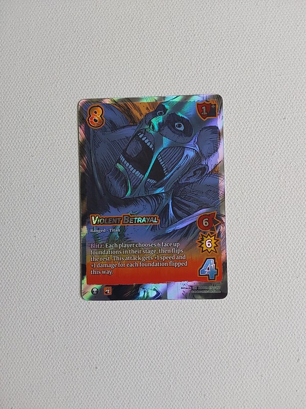 Universus Attack On Titan Violent Betrayal Ur Near Mint