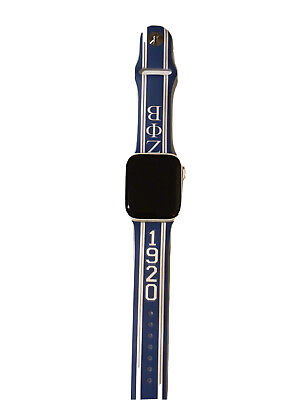 Zeta Phi Beta Watch Band Strap Silicone Size 42/44/45 MM