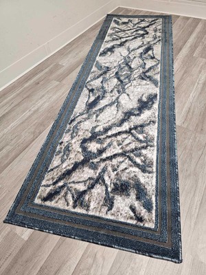 New Hallway Rug Runners 2x7 Mix Swirl Lightning Strike Art Abstract Multi Color