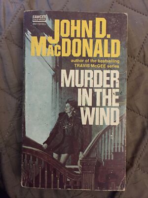 Crime Vintage Pb gga, Murder In The Wind by MacDonald, GM31518, 1970?, G+