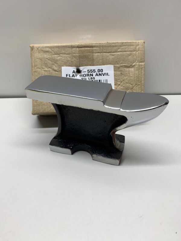 Flat Horn Anvil ANV-555-00 Micro Tools 3-1/2 LBS Jewelers Crafter