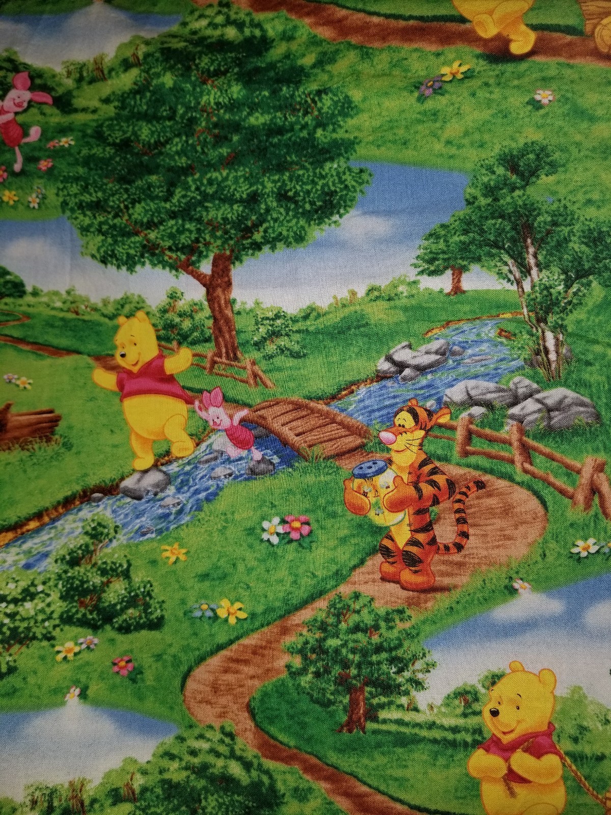 Winnie the Pooh & Friends Bear Piglet Eeyore Tigger Handmade Curtains 64