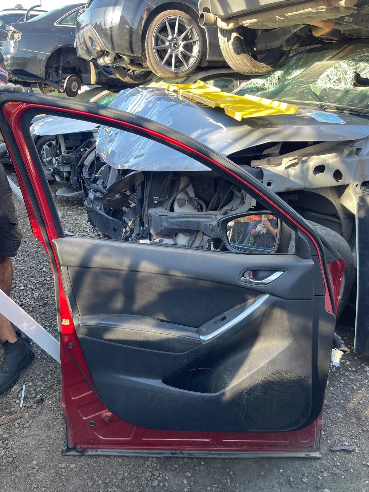 2014 Mazda Cx5 KE 02/2012-12/2016 LEFT FRONT DOOR RED image 3