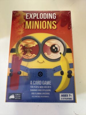 Exploding Minions A Special Edition Card Game By Exploding Kittens New Sealed