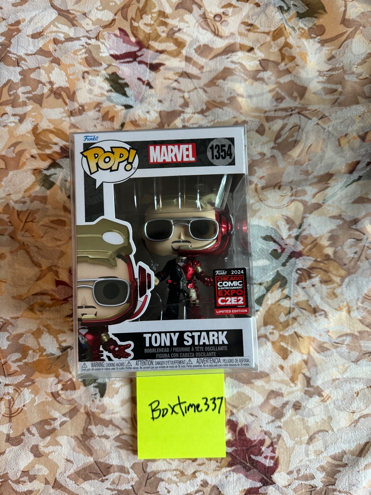 FUNKO POP!　トニースターク　1354 TONY STARK IRON MAN FUNKO POP 1354 C2E2 EXCLUSIVE CON