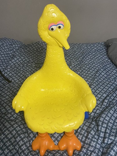 Vintage 1979 Knickerbocker Sesame Street BIG BIRD Plastic Toddler Chair