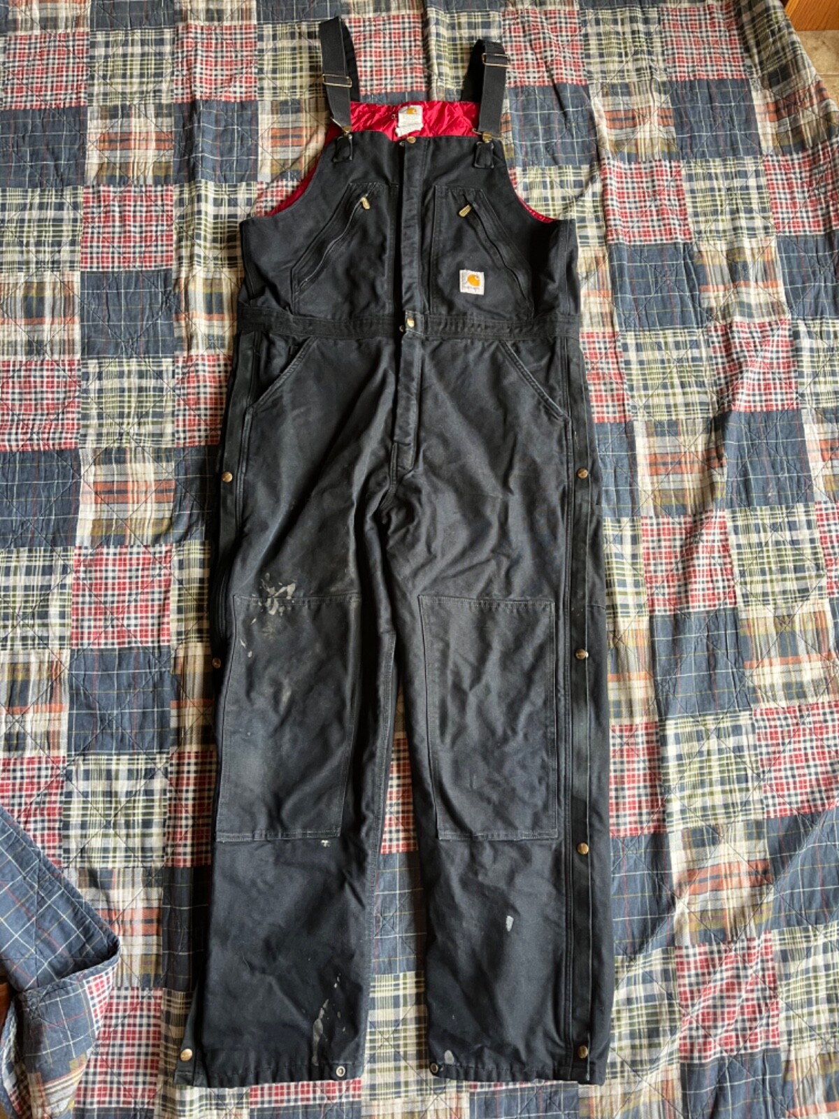 Carhartt WIP Bib Overall - Denim | Black (stone washed