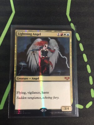 MTG Magic The Gathering Lightning Angel Foil FtV Commander