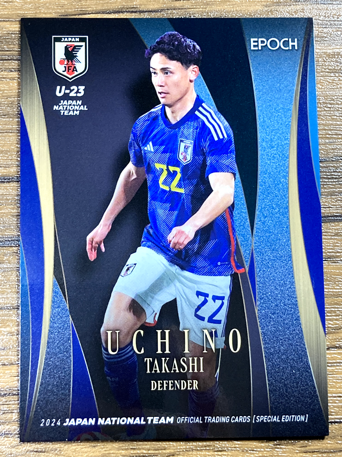 サッカー日本代表 Samurai Blue Japan National Team U-23 Soccer Card Epoch 2024