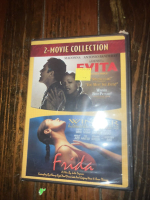 Evita Frida DVD Madonna Antonio Banderas Salma Alfred NEW Sealed