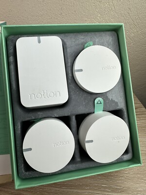 Notion All in One Smart Home Monitoring System Three Sensors + Bridge