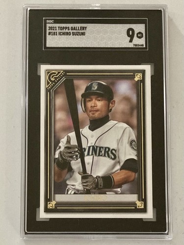 topps 2021 イチロー 2021 Topps Gallery #181 Ichiro Suzuki SGC 9 Mint | eBay
