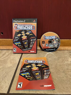 Midway Arcade Treasures (Sony PlayStation 2, 2003) CIB, Near Mint Disc 