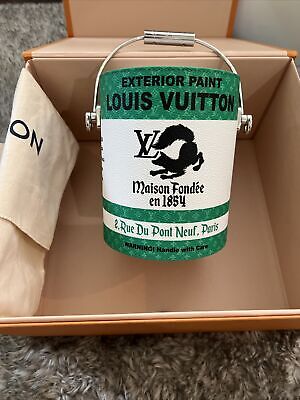 New Authentic Louis Vuitton Green Paint Can Virgil Abloh  FW2022