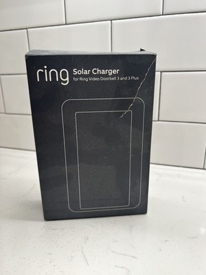 Solar Charger for Ring Video Doorbell 3, 3 Plus, and 4 - Doorbell Not Included