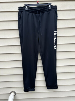 NWT Hurley Exist Bootcamp French Terry Jogger Sweatpants XL MSRP $52 Black