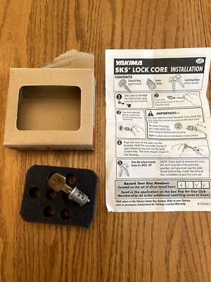 Yakima SKS Lock Core #7208 - Open Box - Never Used w/Instructions +FAST SHIPPING