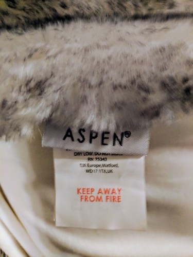 Aspen Home Faux Fur Throw Grey - 50