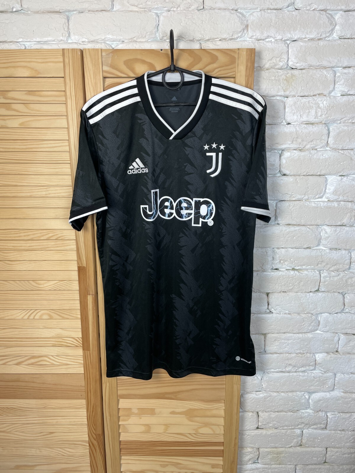 Juventus ユニフォームadidas 黒　Lサイズ Juventus Jersey Away Football Shirt Black Adidas Maglia Mens