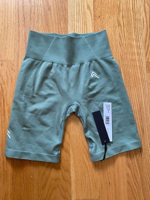 NWT Oner Active Classic 2.0 Seamless Cycling Shorts Green Sage Marl Size Small S