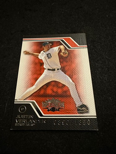 TOPPSカード 2008 Topps Triple Threads RED #131 Justin Verlander 890/1350