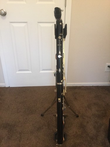Noblet Paris Bass Clarinet with Low Eb Key- perfect for the mature student.