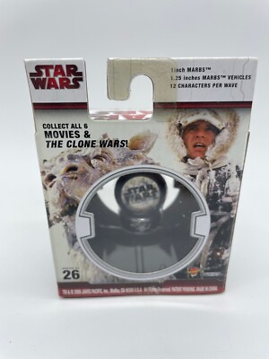 Star Wars Marbs Series 3 #26 Hoth Han Solo Marble and Base, Jakks Pacific 2009