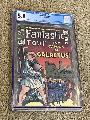 Fantastic Four 48 CGC 5.0 White Pages (1st app Silver Surfer