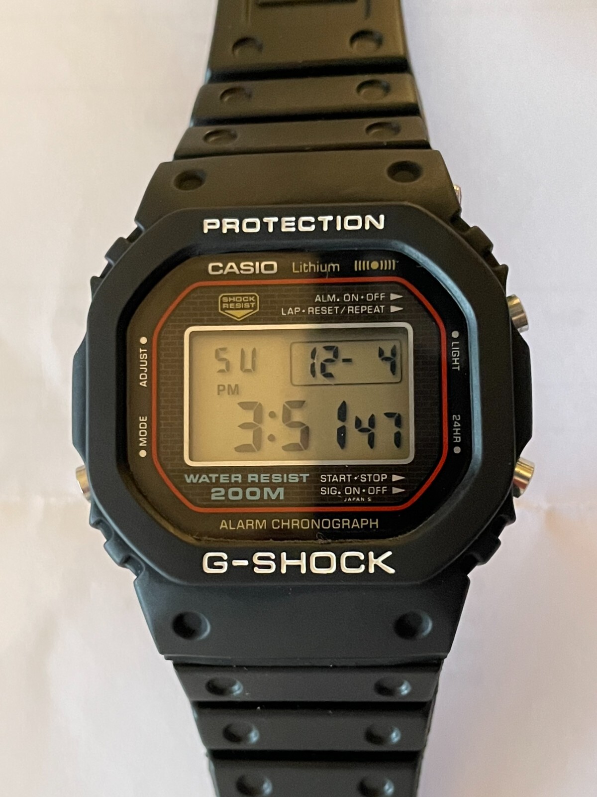 G-SHOCK 初代モデル オリジナル DW-5000C-1A【240】電池切れ G-SHOCK 初代モデル オリジナル DW-5000C-1A【240】電池切れ