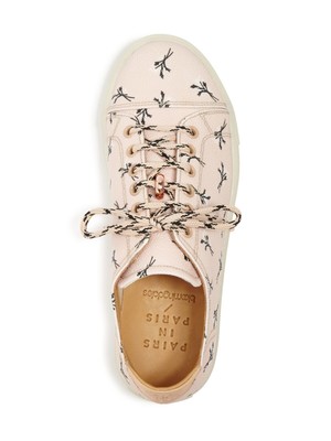 

PARIS IN PARIS Женские розовые цветочные стеганые кроссовки со шнуровкой и декором Cap Toe, Розовый, 80050065N19EX