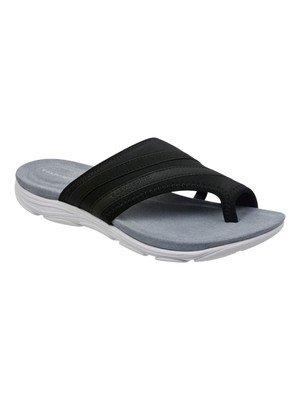 

EASY SPIRIT Женские черные превосходные легкие сандалии Lola2 Slip On Slide 9,5 м, Черный, SELOLA2