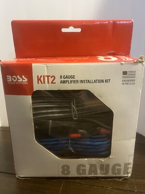 BOSS Audio Systems KIT2 8 Gauge Amp Installation Wiring Kit