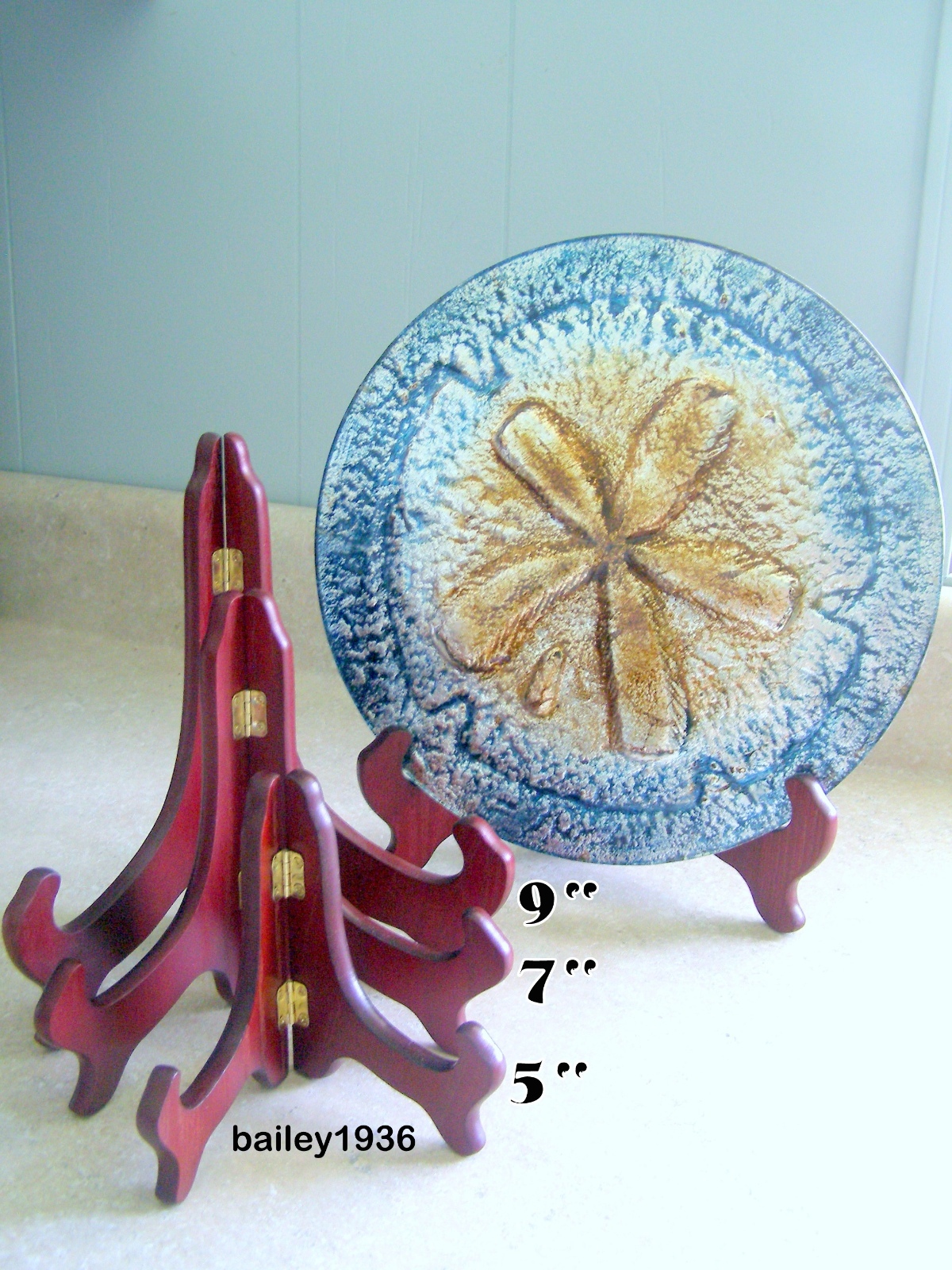 WHITE 13" - 16"  PLATE Hangers Platters Tiles HEAVY DUTY  Super Strong Tripar