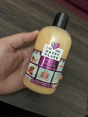 HAPPY PLACE - SWEET TREATS Bath & Shower Gel Body Wash   Brown Sugar & Caramel