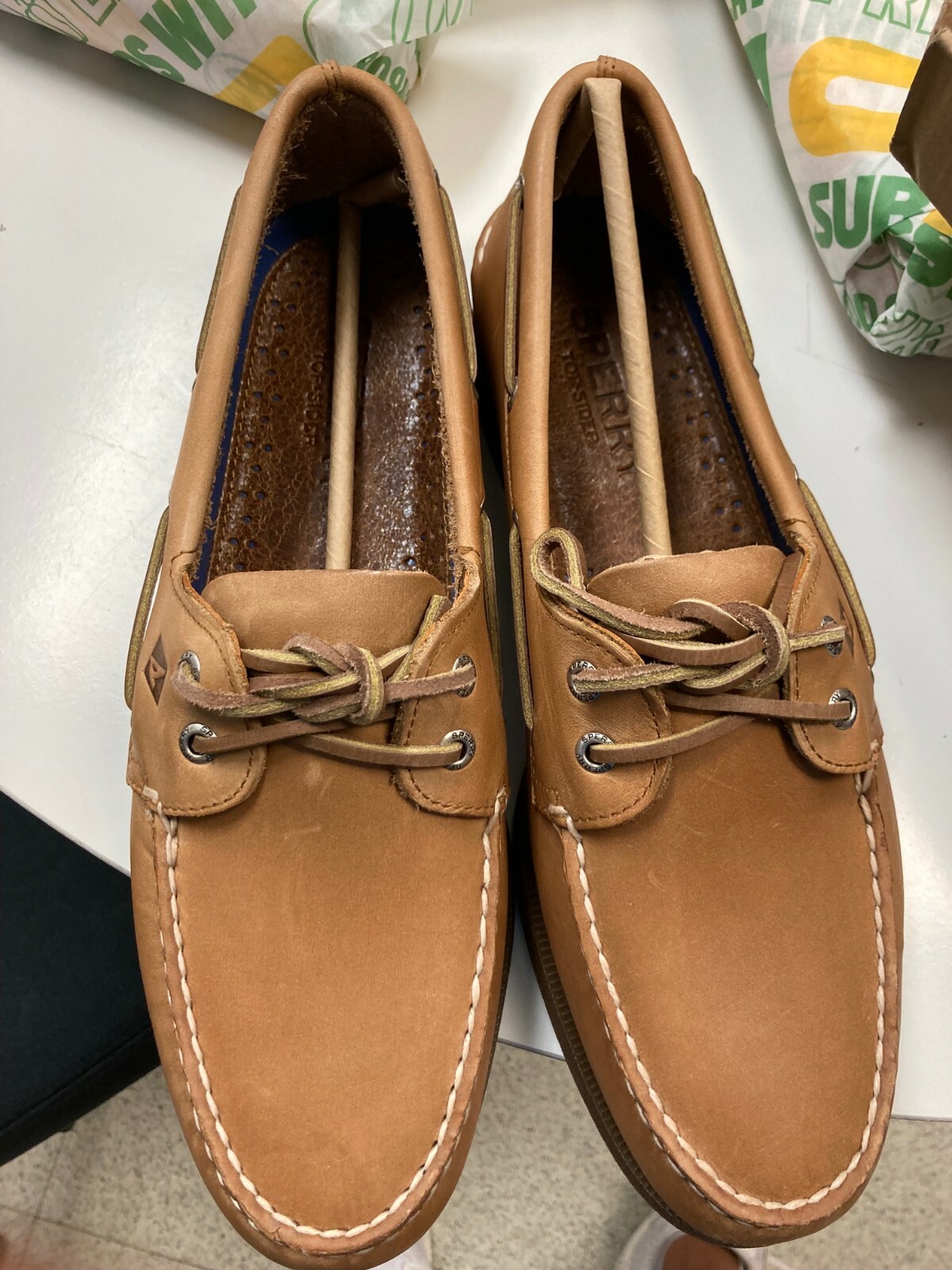 2-Eye Boat Shoes Sahara Size 