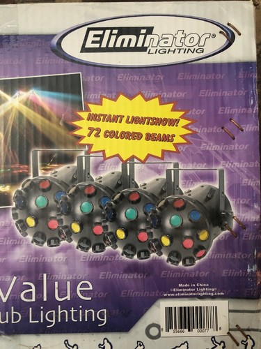 Eliminator Lighting E-134 MKII-Star Blast 4 Pack System (Like-NU) FREE SHIPPING