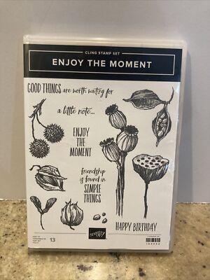Stampin Up ENJOY THE MOMENT  Stamp Set  154452
