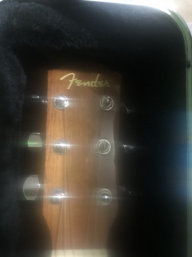 Fender DG8S NAT 6 String Acoustic W/hard Shell Gator Case