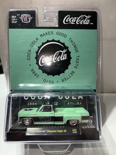 M2 Machine 1/64 Coca Cola 1973 Chevy Cheyenne Super 30 A38