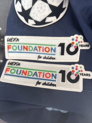 UEFA FOUNDATION FOR CHILDRENS 10 YEARS SOCCER PATCH BADGE