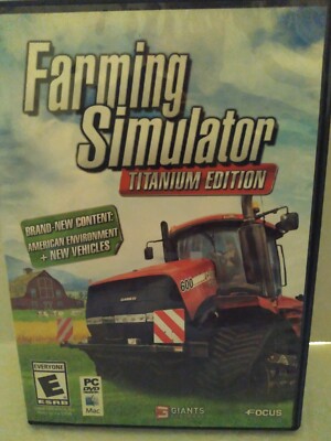 Farming Simulator: Titanium Edition - PC/Mac - Agriculture Sim Game - W/ Manual