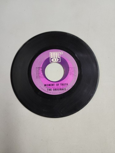 MOMENT('81MOVIE MATE 100%+MODERN SOUL P… The Originals - Moment of Truth - Soul (45RPM 7”)(AA102) | eBay